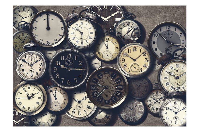 Fototapet Chronometers 100x70 - Finnes i flere størrelser - Innredning - Veggdekorasjon - Tapeter - Fototapeter