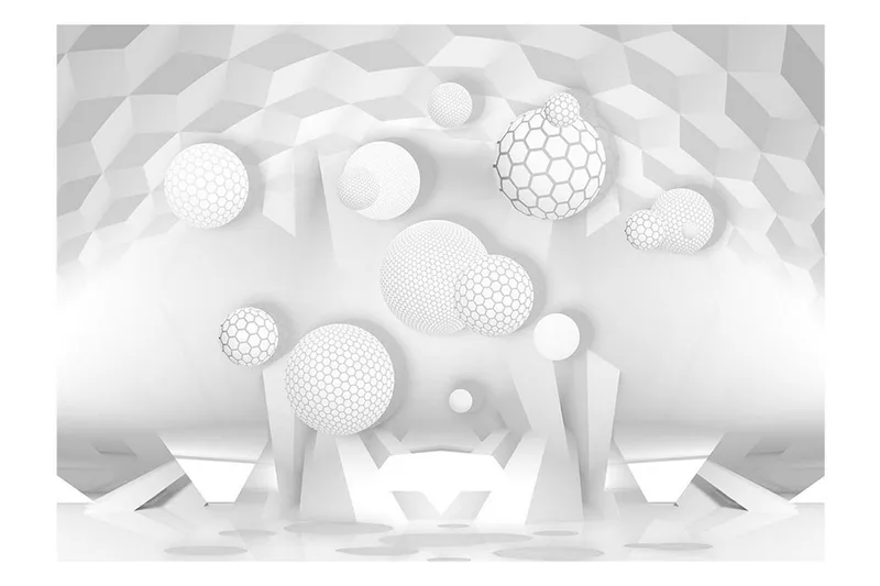 Fototapet Circles In The Space 400x280 - Artgeist sp. z o. o. - Innredning - Veggdekorasjon - Tapeter - Fototapeter