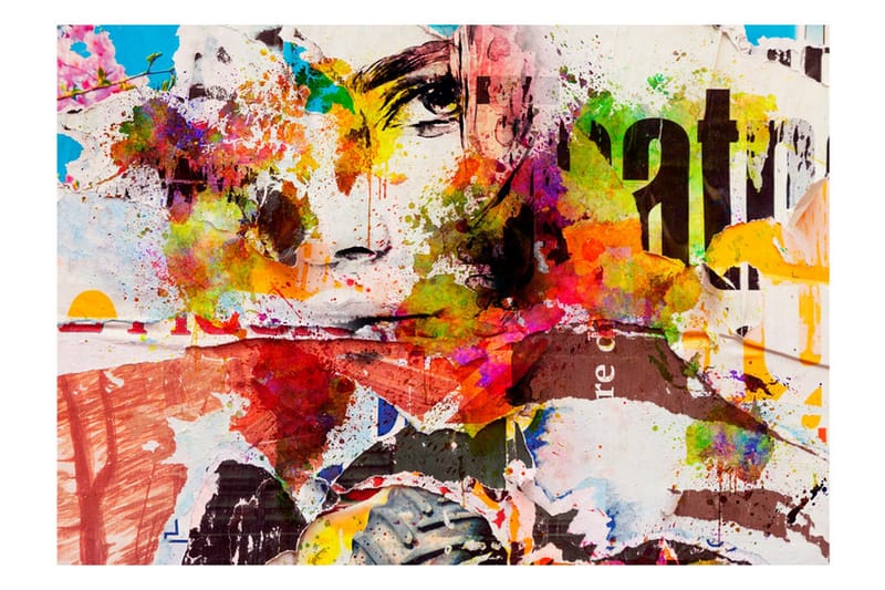 Fototapet City Collage 100x70 - Artgeist sp. z o. o. - Innredning - Veggdekorasjon - Tapeter - Fototapeter