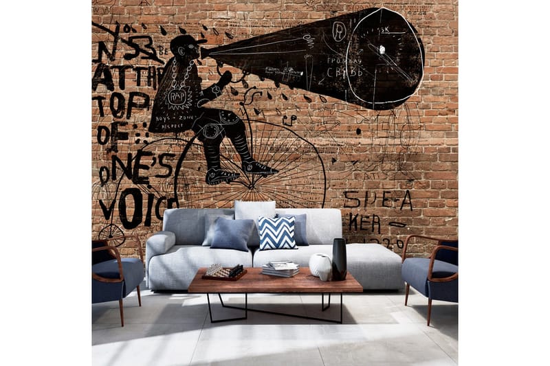 Fototapet City News 100x70, Finnes i flere størrelser