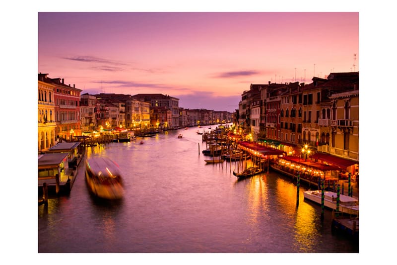 Fototapet City Of Lovers Venezia Nattetid 350x270, Artgeist sp. z o. o.