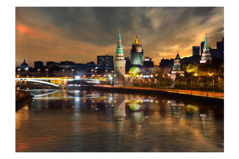 Fototapet Cloudy Evening 150x105 - Artgeist sp. z o. o. - Innredning - Veggdekorasjon - Tapeter - Fototapeter