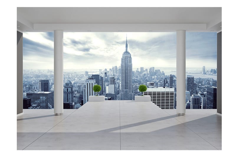 Fototapet Cold City 100x70 - Artgeist sp. z o. o. - Innredning - Veggdekorasjon - Tapeter - Fototapeter