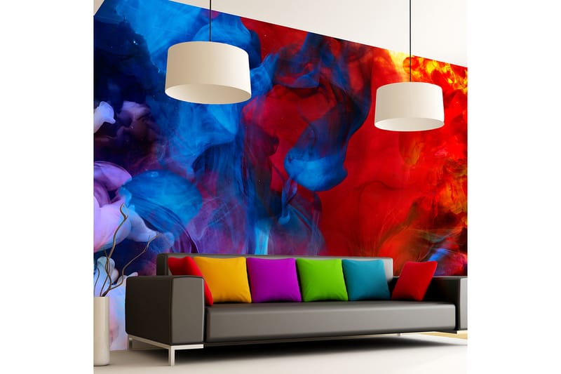 Fototapet Colored Flames 250x175 - Artgeist sp. z o. o. - Innredning - Veggdekorasjon - Tapeter - Fototapeter