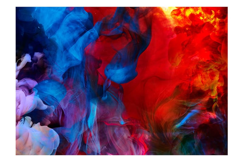 Fototapet Colored Flames 300x210 - Artgeist sp. z o. o. - Innredning - Veggdekorasjon - Tapeter - Fototapeter