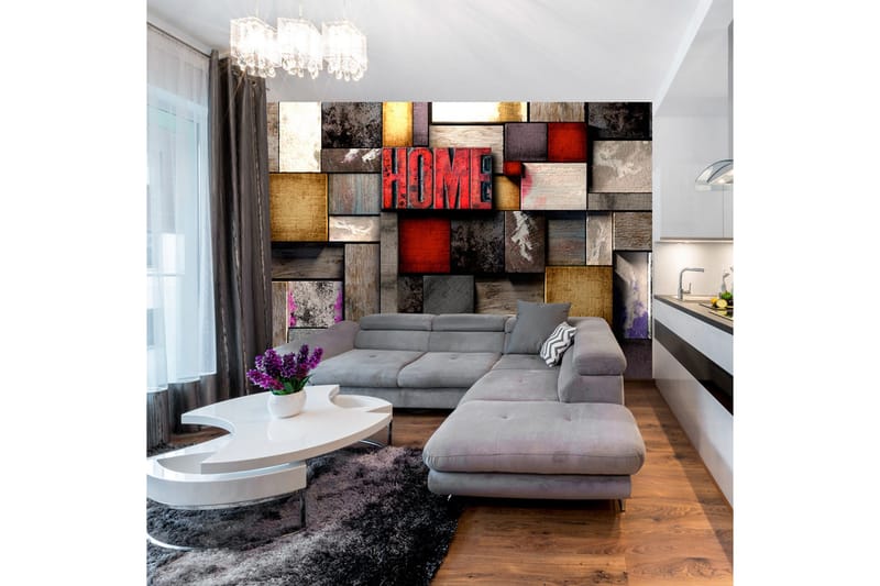 Fototapet Colorful Home 100x70, Finnes i flere størrelser