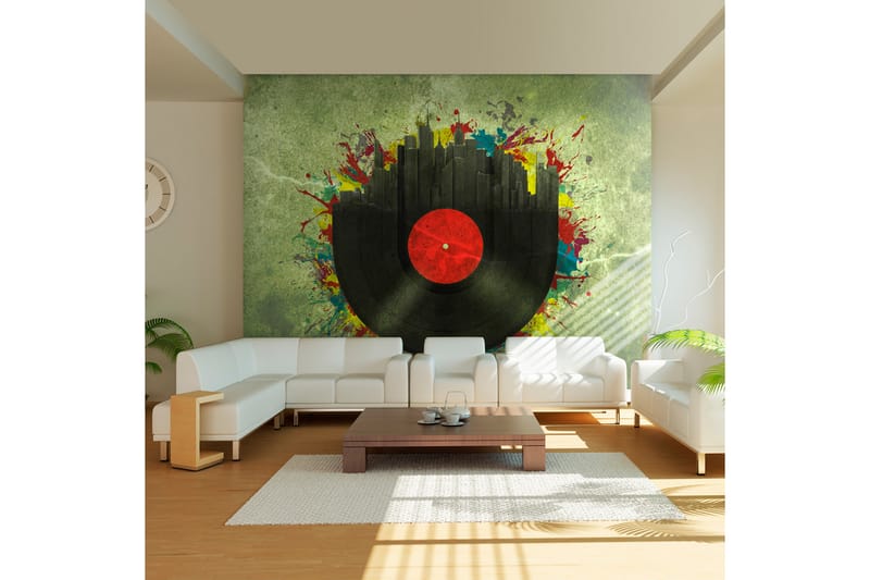 Fototapet Colorful Melodies Of The City 300x231 - Artgeist sp. z o. o. - Innredning - Veggdekorasjon - Tapeter - Fototapeter