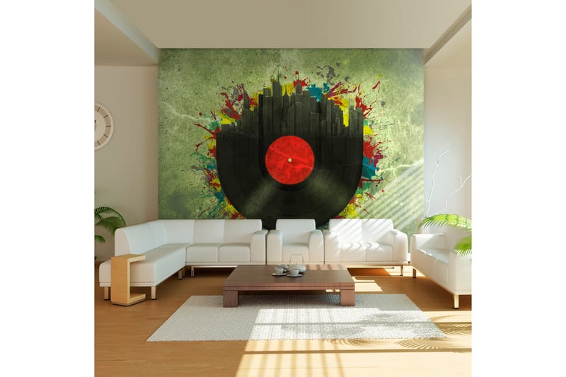 Fototapet Colorful Melodies Of The City 300x231 - Artgeist sp. z o. o. - Innredning - Veggdekorasjon - Tapeter - Fototapeter