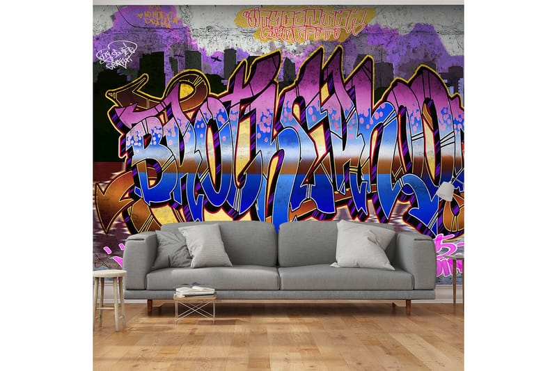 Fototapet Colorful Mural 100x70 - Finnes i flere størrelser - Innredning - Veggdekorasjon - Tapeter - Fototapeter