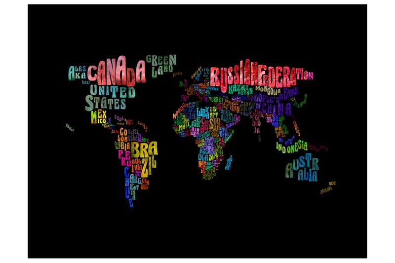 Fototapet Colorful Travel 250x193 - Artgeist sp. z o. o. - Innredning - Veggdekorasjon - Tapeter - Fototapeter