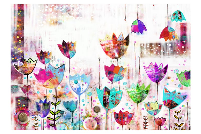 Fototapet Colorful Tulips 300x210, Artgeist sp. z o. o.