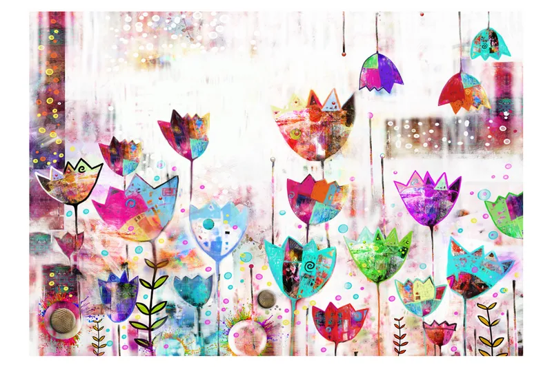 Fototapet Colorful Tulips 350x245, Artgeist sp. z o. o.