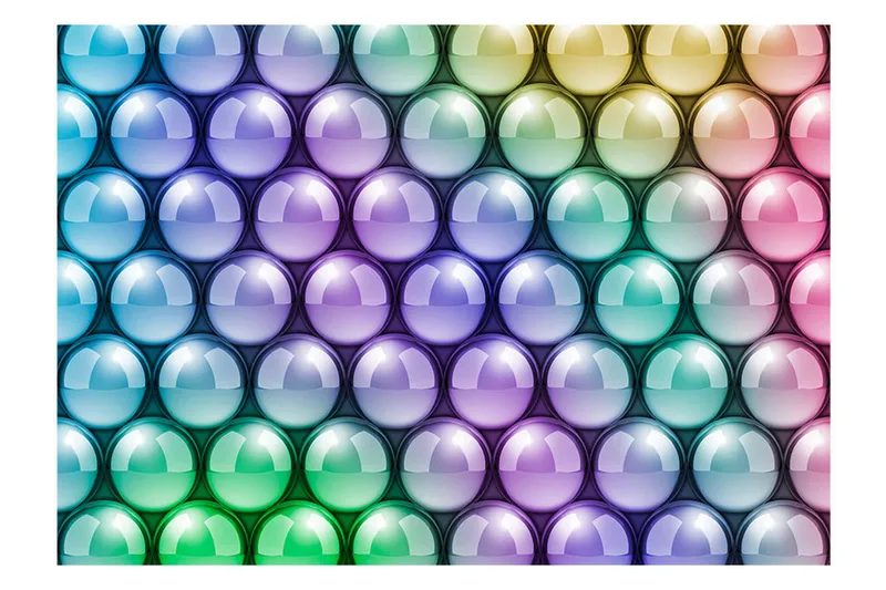 Fototapet Colorful Vertigo 300x210 - Artgeist sp. z o. o. - Innredning - Veggdekorasjon - Tapeter - Fototapeter