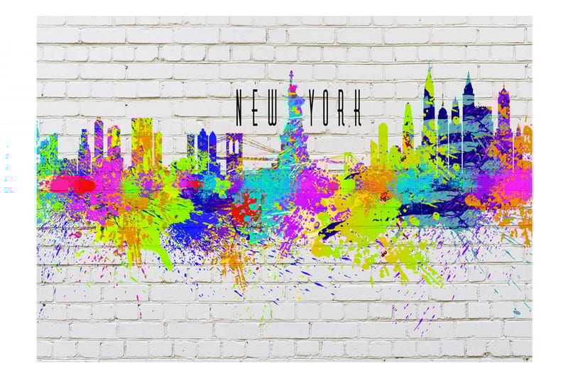 Fototapet Colors Of New York 200x140 - Artgeist sp. z o. o. - Innredning - Veggdekorasjon - Tapeter - Fototapeter