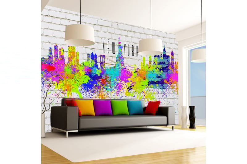 Fototapet Colors Of New York 300x210 - Artgeist sp. z o. o. - Innredning - Veggdekorasjon - Tapeter - Fototapeter