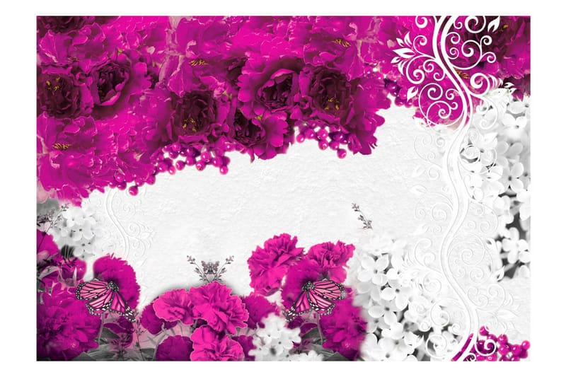 Fototapet Colors Of Spring Fuchsia 400x280 - Artgeist sp. z o. o. - Innredning - Veggdekorasjon - Tapeter - Fototapeter