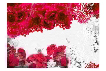 Fototapet Colors Of Spring Red 100x70 - Artgeist sp. z o. o. - Innredning - Veggdekorasjon - Tapeter - Fototapeter