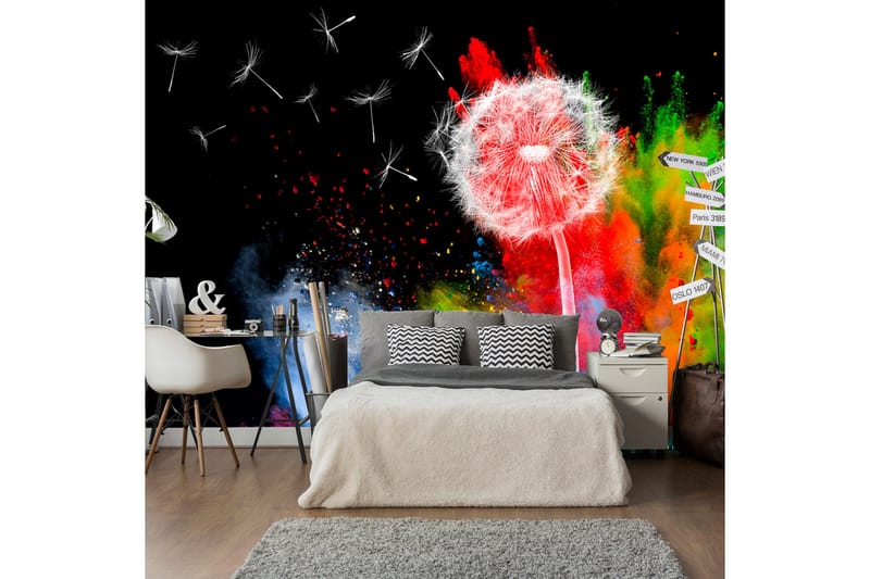Fototapet Colourful Element 350x245 - Artgeist sp. z o. o. - Innredning - Veggdekorasjon - Tapeter - Fototapeter