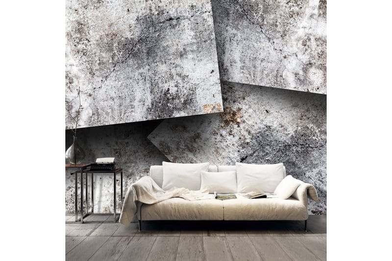 Fototapet Concrete Cards 100x70 - Artgeist sp. z o. o. - Innredning - Veggdekorasjon - Tapeter - Fototapeter