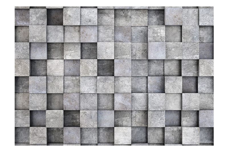 Fototapet Concrete Cube 250x175 - Artgeist sp. z o. o. - Innredning - Veggdekorasjon - Tapeter - Fototapeter