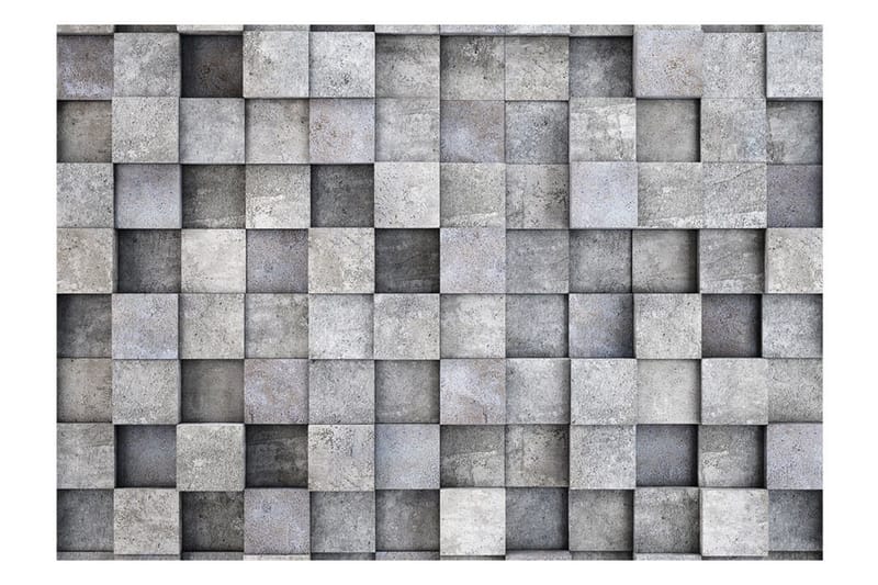 Fototapet Concrete Cube 250x175 - Artgeist sp. z o. o. - Innredning - Veggdekorasjon - Tapeter - Fototapeter