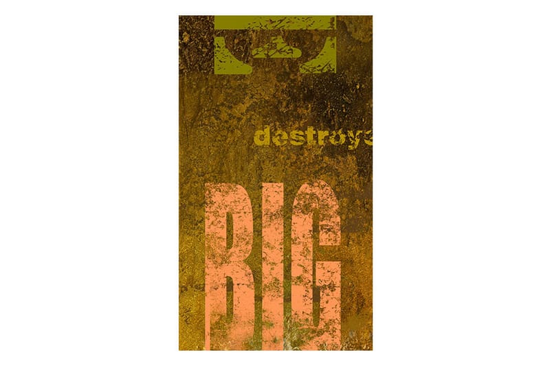 Fototapet Concrete Epigraph 50x1000 - Artgeist sp. z o. o. - Innredning - Veggdekorasjon - Tapeter - Fototapeter