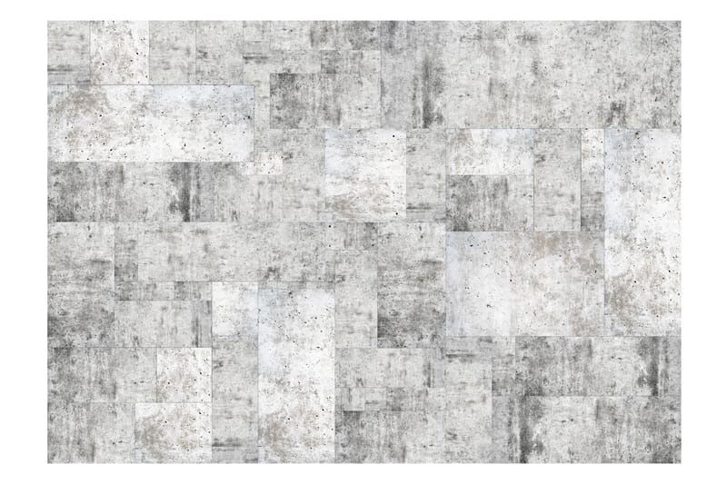 Fototapet Concrete Grey City 250x175 - Innredning - Veggdekorasjon - Tapeter - Fototapeter