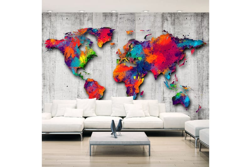 Fototapet Concrete World 100x70, Finnes i flere størrelser