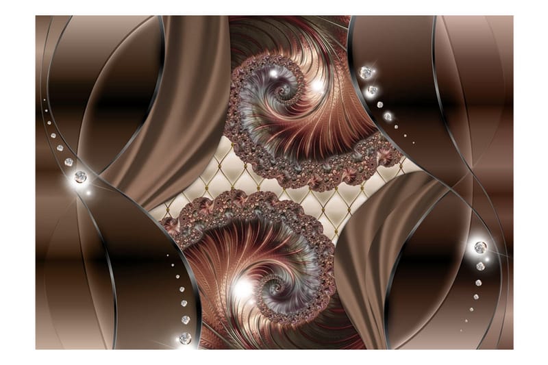 Fototapet Cooper Shells 400x280 - Artgeist sp. z o. o. - Innredning - Veggdekorasjon - Tapeter - Fototapeter