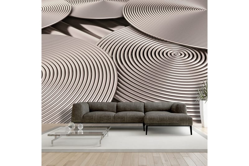 Fototapet Copper Spirals 100x70, Finnes i flere størrelser