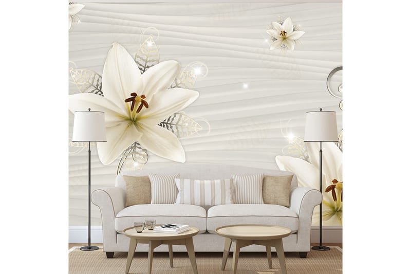 Fototapet Creamy Illusion 250x175 - Artgeist sp. z o. o. - Innredning - Veggdekorasjon - Tapeter - Fototapeter