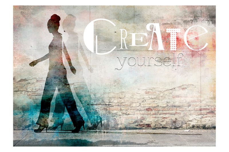 Fototapet Create Yourself 350x245 - Artgeist sp. z o. o. - Innredning - Veggdekorasjon - Tapeter - Fototapeter