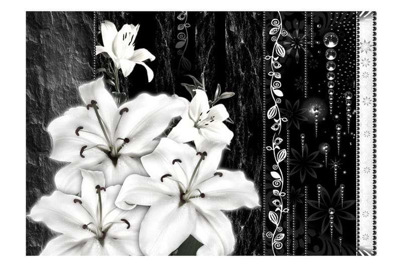Fototapet Crying Lilies 300x210 - Artgeist sp. z o. o. - Innredning - Veggdekorasjon - Tapeter - Fototapeter