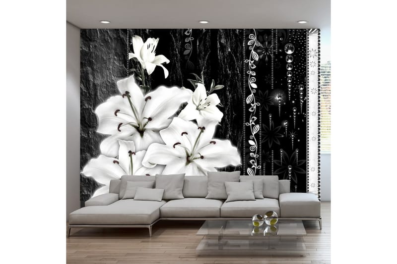 Fototapet Crying Lilies 300x210 - Artgeist sp. z o. o. - Innredning - Veggdekorasjon - Tapeter - Fototapeter