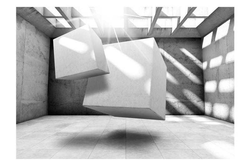 Fototapet Dancing Squares 350x245 - Artgeist sp. z o. o. - Innredning - Veggdekorasjon - Tapeter - Fototapeter