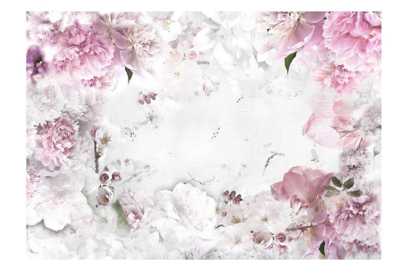 Fototapet Dancing Peonies 200x140 - Artgeist sp. z o. o. - Innredning - Veggdekorasjon - Tapeter - Fototapeter