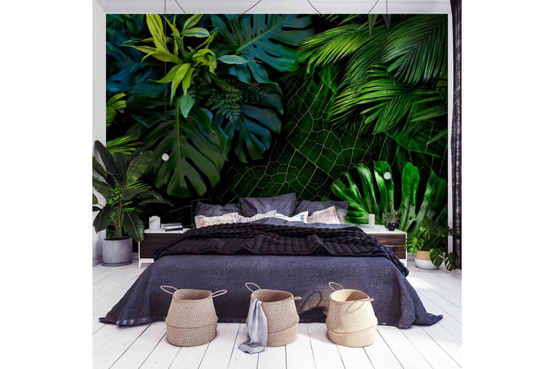 Fototapet Dark Jungle 150x105 - Artgeist sp. z o. o. - Innredning - Veggdekorasjon - Tapeter - Fototapeter