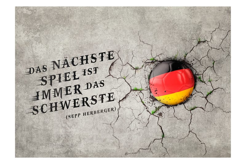 Fototapet Das Nächste Spiel Ist Immer 400x280 - Artgeist sp. z o. o. - Innredning - Veggdekorasjon - Tapeter - Fototapeter