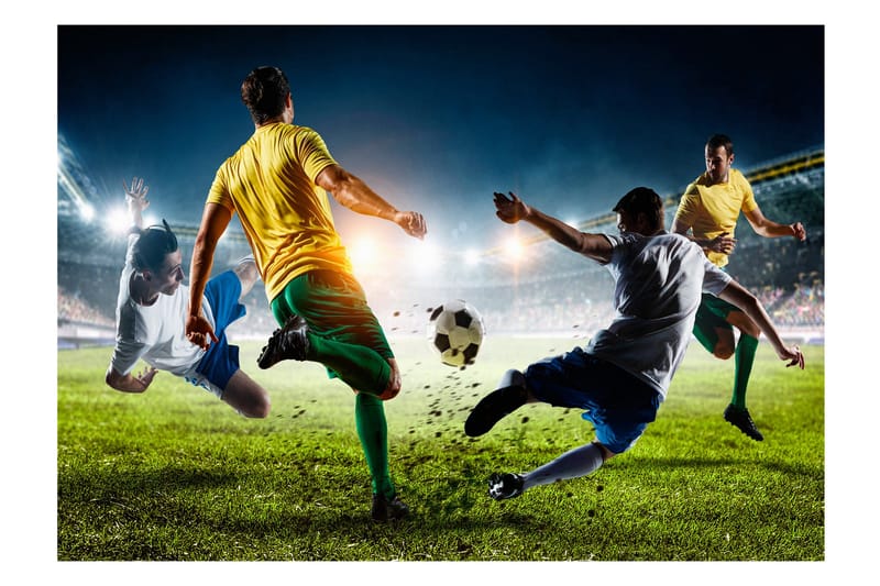 Fototapet Decisive Tackle 250x175, Finnes i flere størrelser