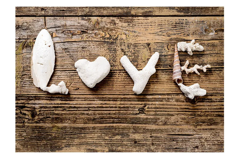 Fototapet Declaration Of Love 100x70 - Finnes i flere størrelser - Innredning - Veggdekorasjon - Tapeter - Fototapeter