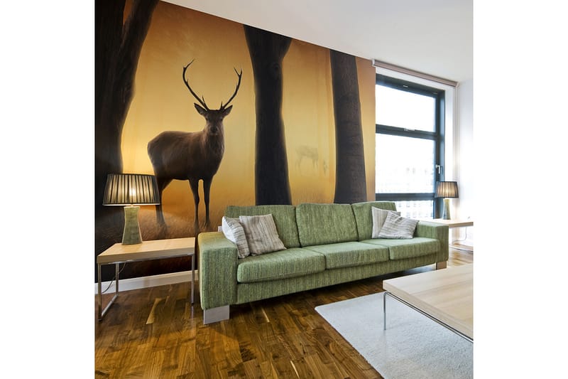 Fototapet Deer In His Natural Habitat 300x231 - Artgeist sp. z o. o. - Innredning - Veggdekorasjon - Tapeter - Fototapeter