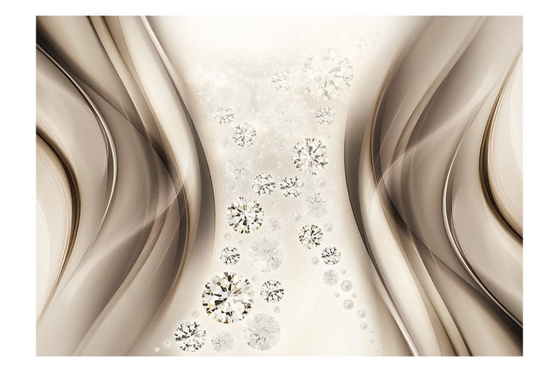 Fototapet Diamond Rain 350x245 - Artgeist sp. z o. o. - Innredning - Veggdekorasjon - Tapeter - Fototapeter