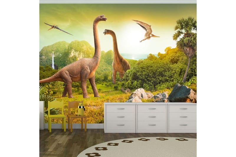 Fototapet Dinosaurs 350x245 - Artgeist sp. z o. o. - Innredning - Veggdekorasjon - Tapeter - Fototapeter