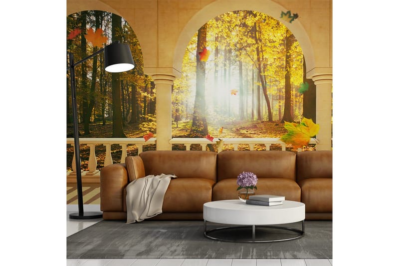 Fototapet Dream About Autumnal Forest 450x270 - Artgeist sp. z o. o. - Innredning - Veggdekorasjon - Tapeter - Fototapeter