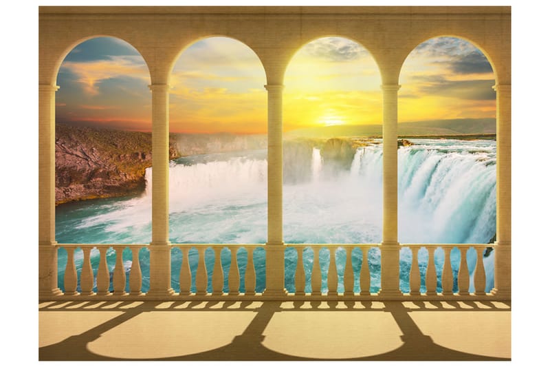 Fototapet Dream About Niagara Falls 350x270 - Artgeist sp. z o. o. - Innredning - Veggdekorasjon - Tapeter - Fototapeter