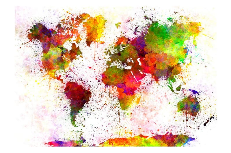 Fototapet Dyed World 350x245 - Artgeist sp. z o. o. - Innredning - Veggdekorasjon - Tapeter - Fototapeter