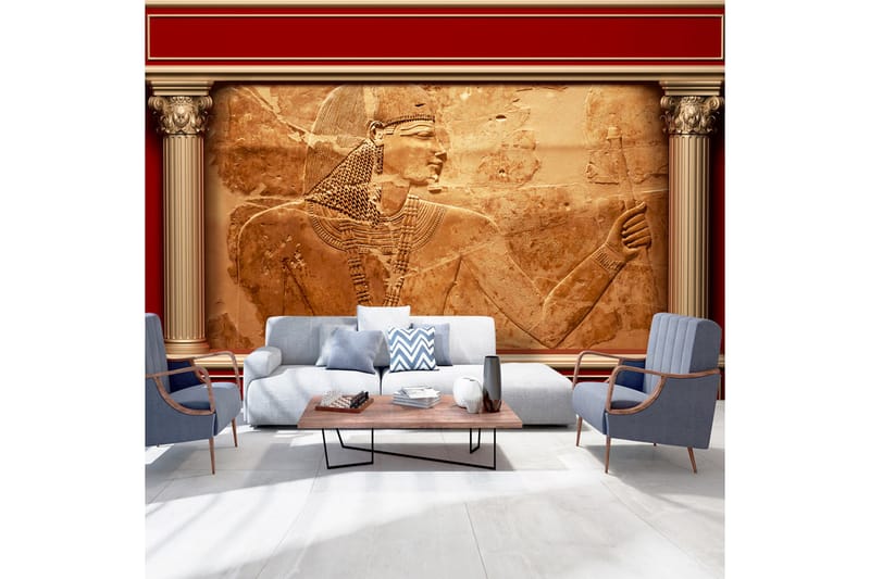 Fototapet Egyptian Walls 250x175 - Artgeist sp. z o. o. - Innredning - Veggdekorasjon - Tapeter - Fototapeter