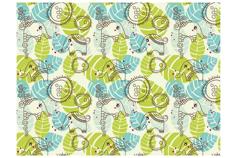 Fototapet Elephants For Kids 250x193, Artgeist sp. z o. o.