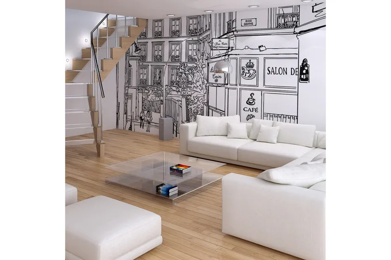 Fototapet En Promenade Gjennom Paris Gater 450x270, Artgeist sp. z o. o.