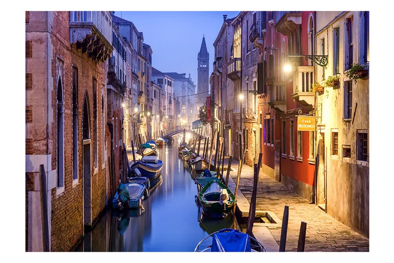 Fototapet Evening In Venice 100x70 - Artgeist sp. z o. o. - Innredning - Veggdekorasjon - Tapeter - Fototapeter